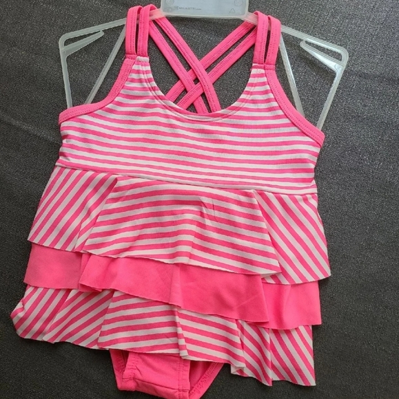 New 2 Swimsuit Girls Small 4/5 Bundle - Picture 4 of 4